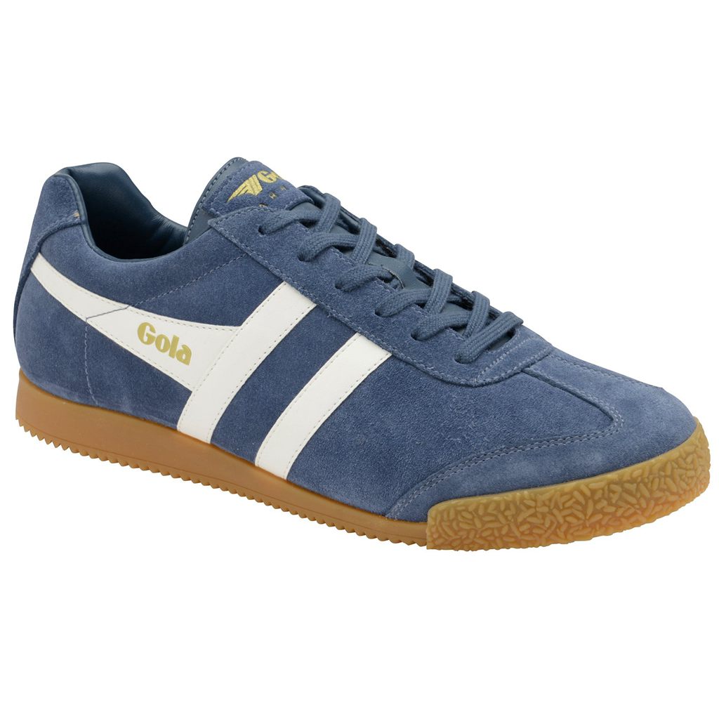 Gola Classics Harrier Suede Sneakers Blancas Colombia | 904UJEALX