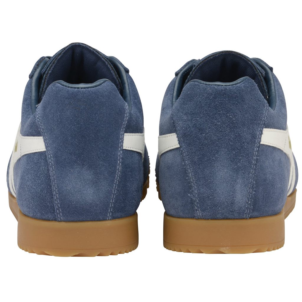 Gola Classics Harrier Suede Sneakers Blancas Colombia | 904UJEALX