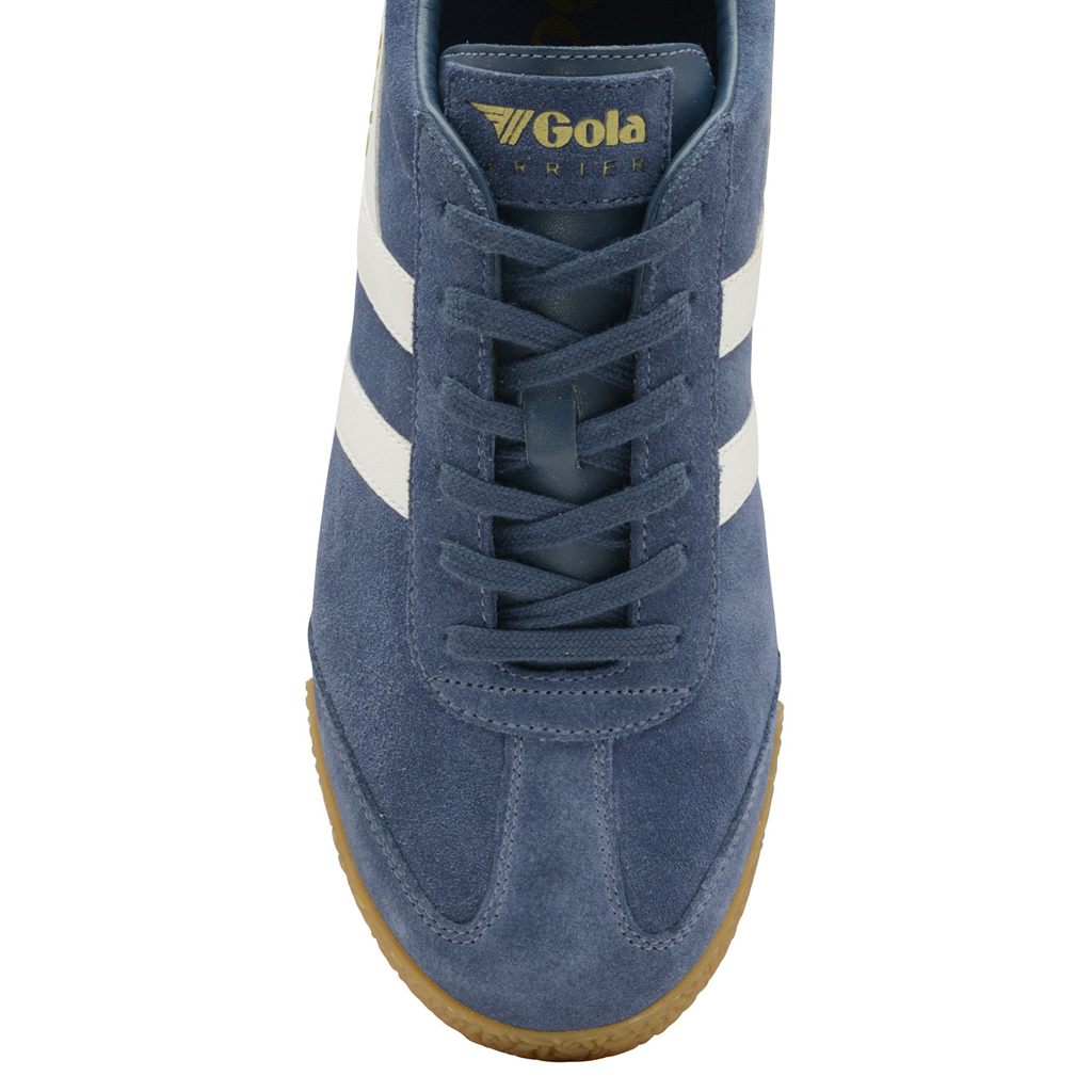 Gola Classics Harrier Suede Sneakers Blancas Colombia | 904UJEALX