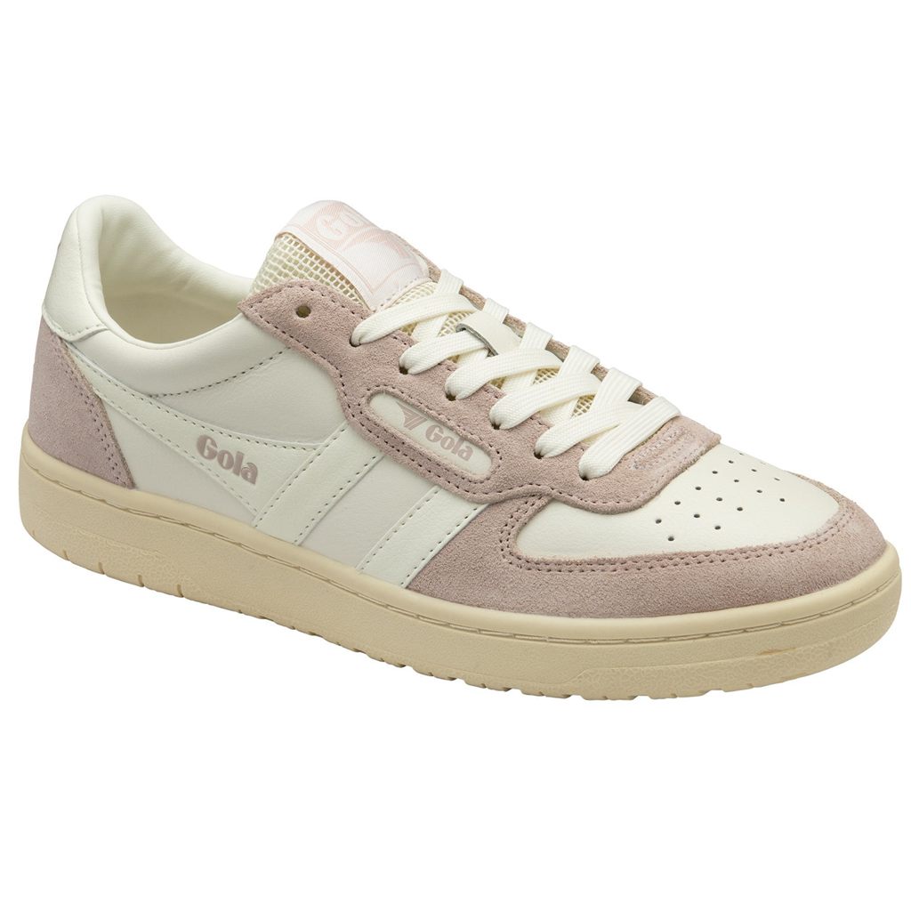 Gola Classics Hawk '89 Sneakers Blancas Rosas Blancas Colombia | 582NLRBEZ