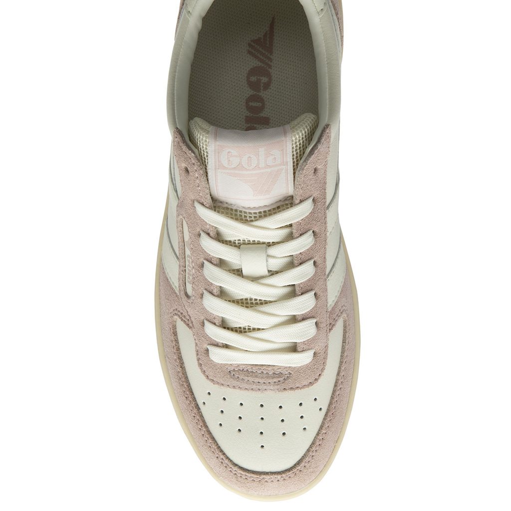 Gola Classics Hawk '89 Sneakers Blancas Rosas Blancas Colombia | 582NLRBEZ