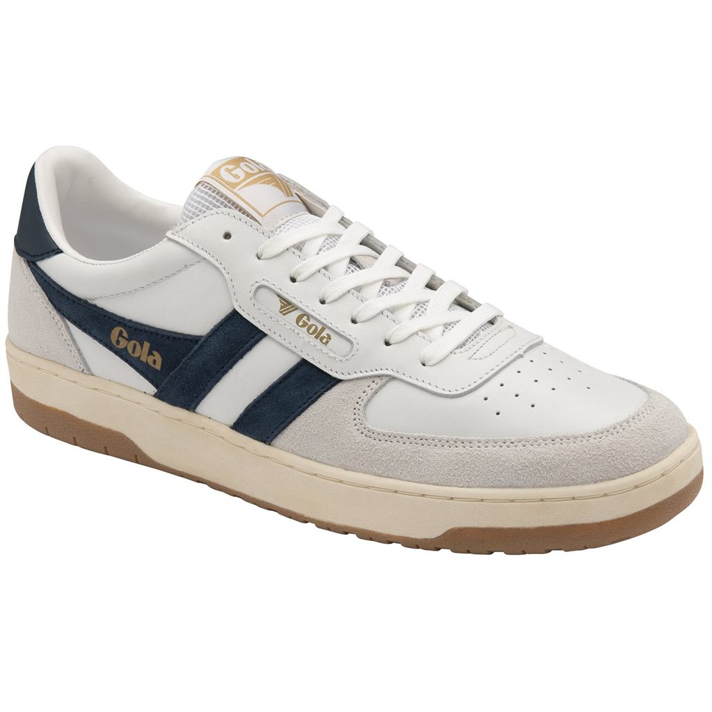 Gola Classics Hawk Sneakers Blancas Azules Colombia | 760VNPLRK