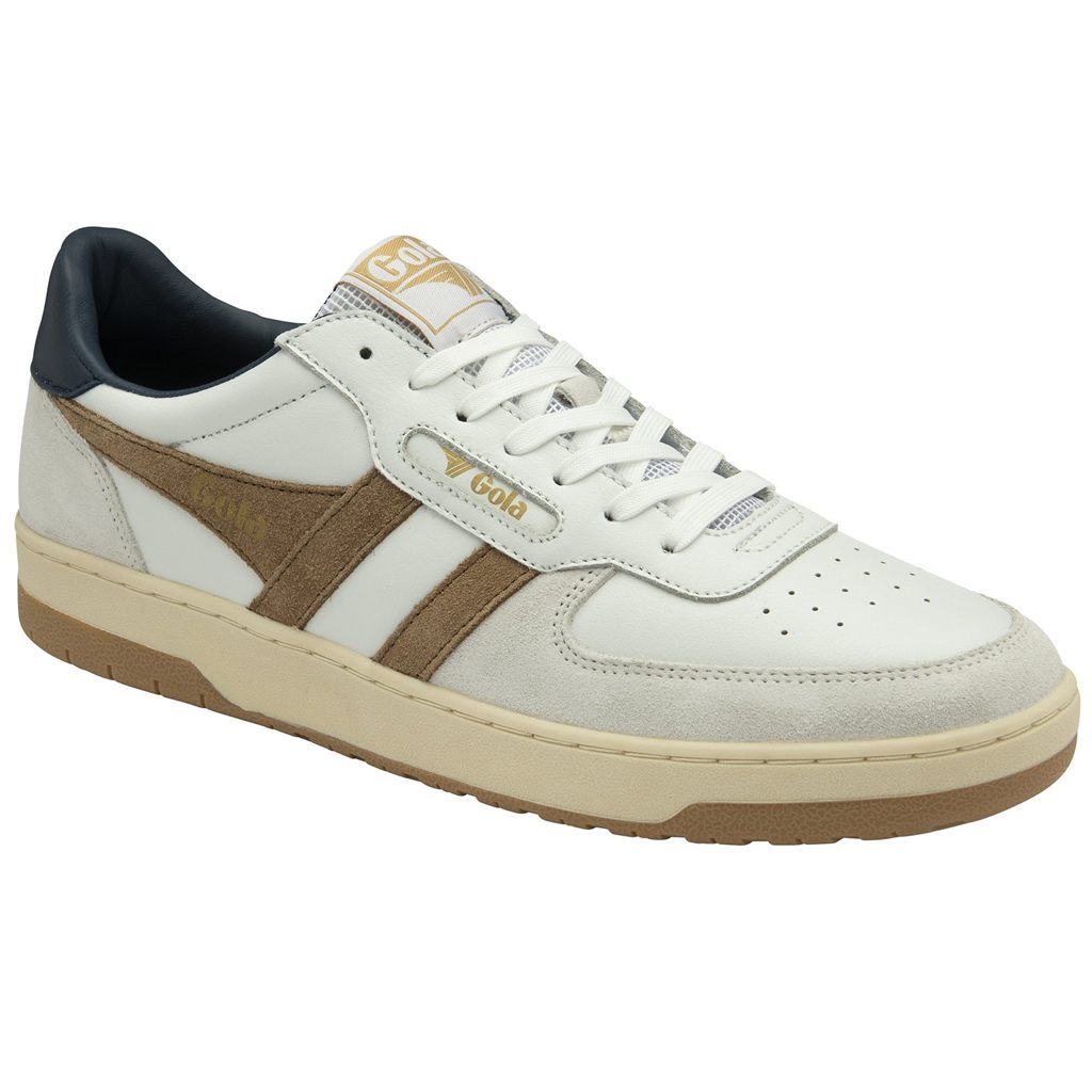 Gola Classics Hawk Sneakers Blancas Azul Marino Colombia | 019RZKYNF
