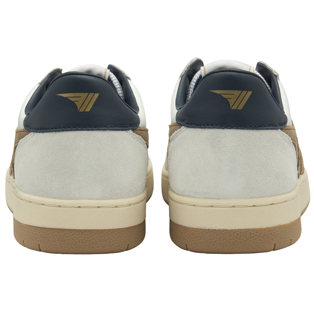 Gola Classics Hawk Sneakers Blancas Azul Marino Colombia | 019RZKYNF