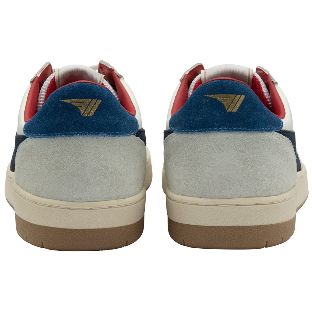 Gola Classics Hawk Sneakers Blancas Azul Marino Azules Colombia | 862CYSDFV