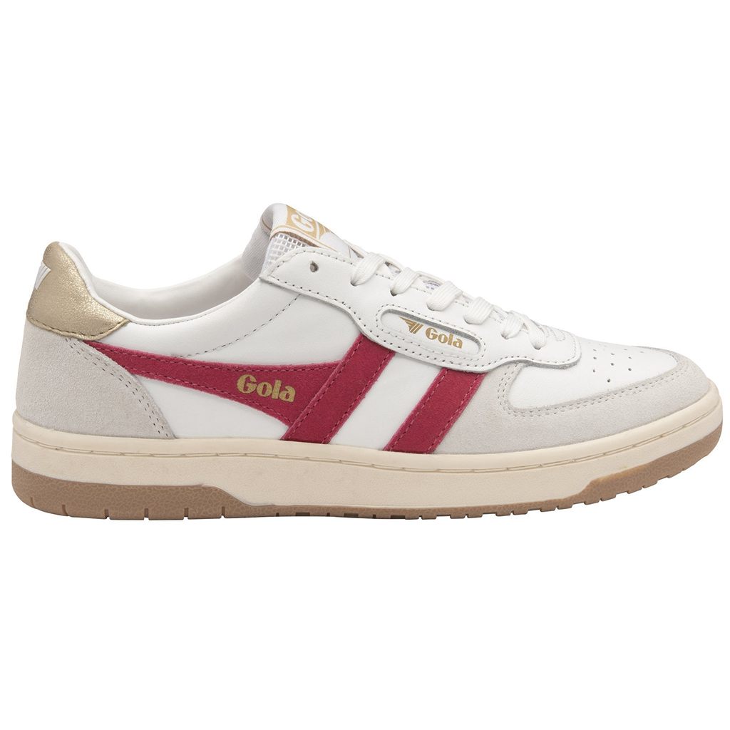Gola Classics Hawk Sneakers Blancas Doradas Colombia | 306QPTIBD