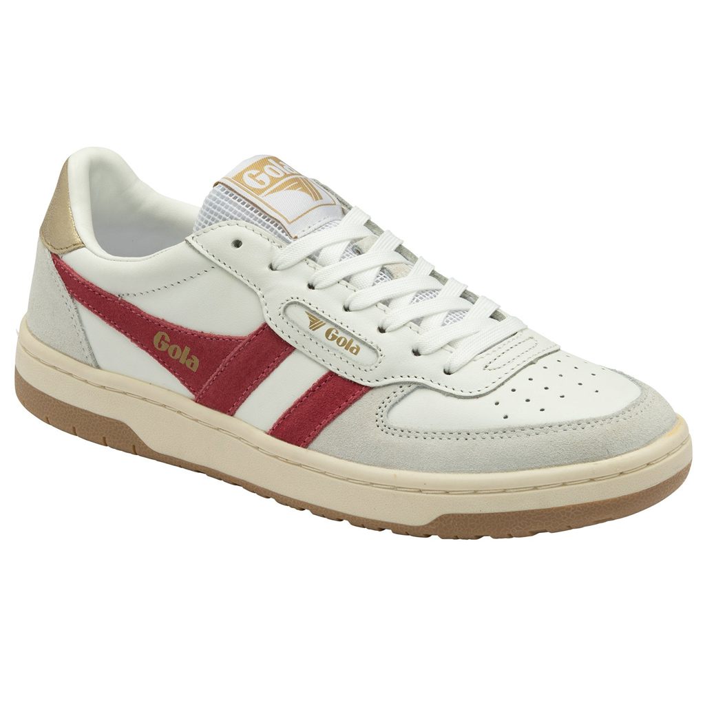 Gola Classics Hawk Sneakers Blancas Doradas Colombia | 306QPTIBD