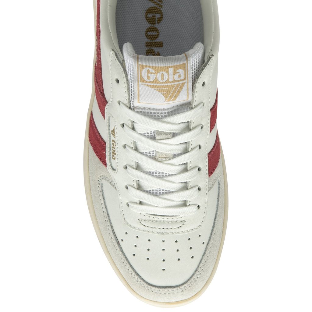 Gola Classics Hawk Sneakers Blancas Doradas Colombia | 306QPTIBD