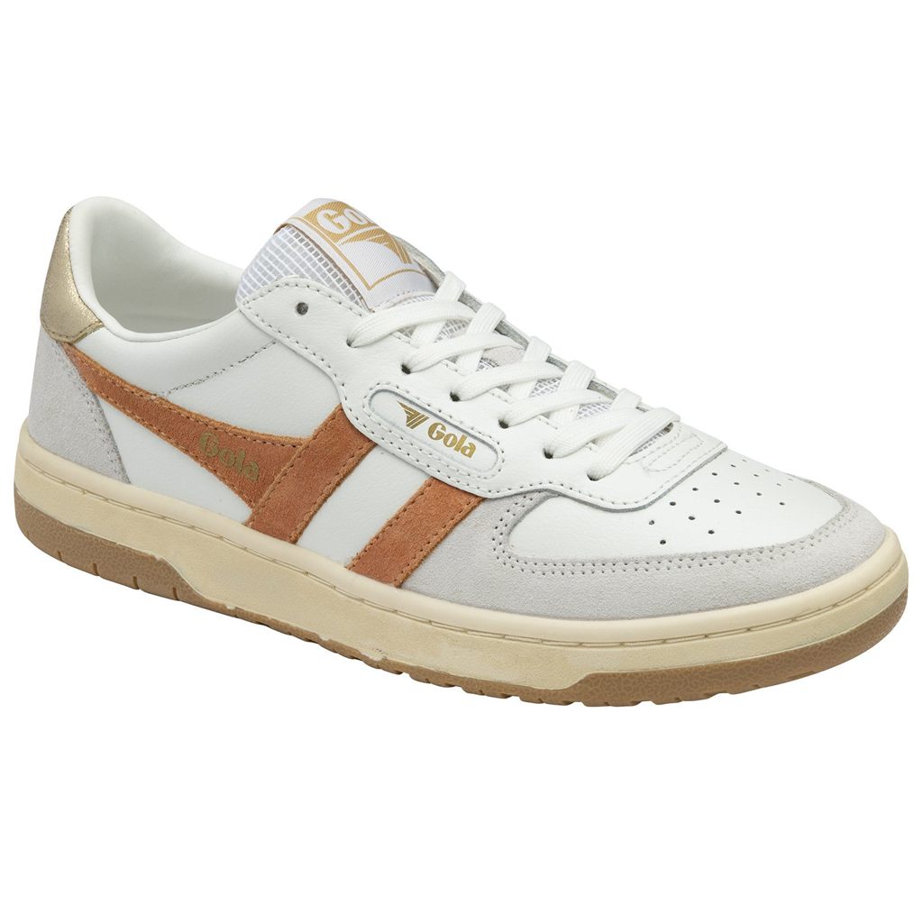 Gola Classics Hawk Sneakers Blancas Doradas Colombia | 310EYCNSW