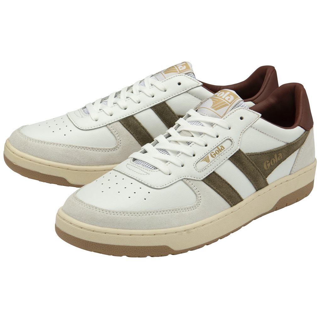 Gola Classics Hawk Sneakers Blancas Kaki Colombia | 132JTLXHK