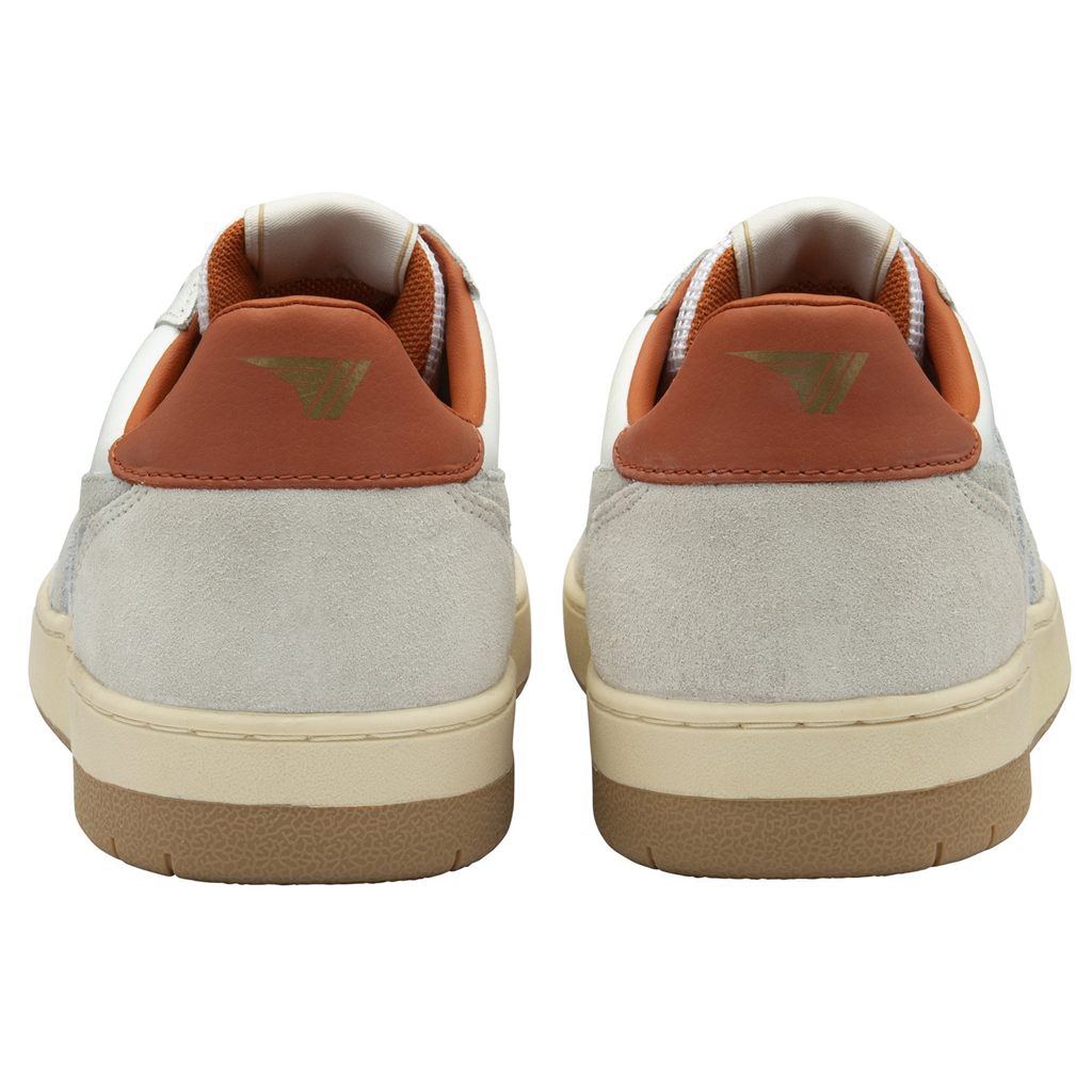 Gola Classics Hawk Sneakers Blancas Naranjas Colombia | 819QXLKIP