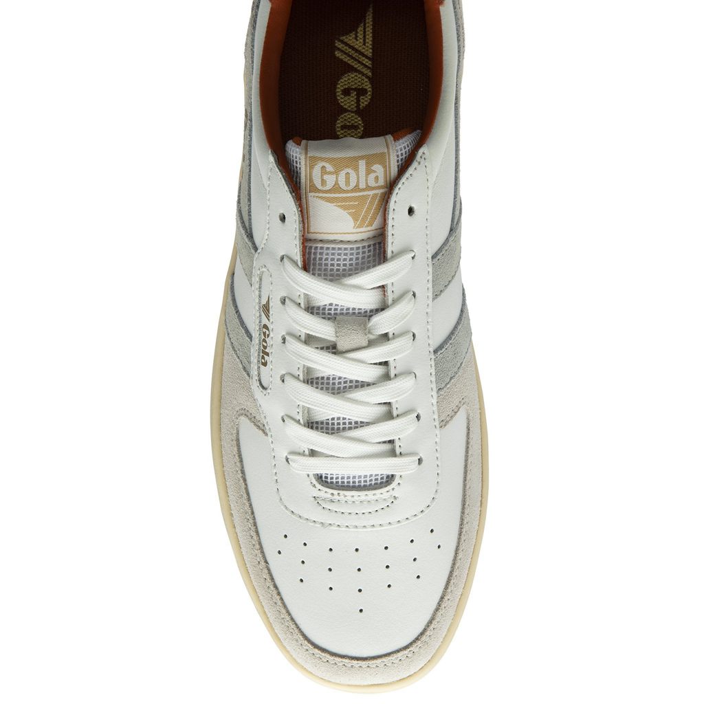 Gola Classics Hawk Sneakers Blancas Naranjas Colombia | 819QXLKIP