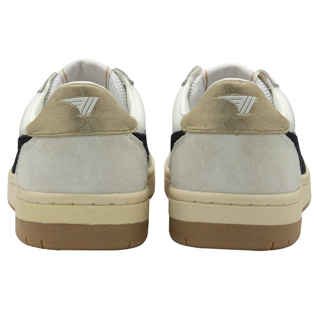 Gola Classics Hawk Sneakers Blancas Negras Doradas Colombia | 793DBQEJY