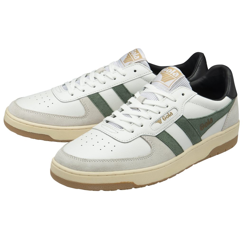 Gola Classics Hawk Sneakers Blancas Negras Colombia | 426DNLHGQ