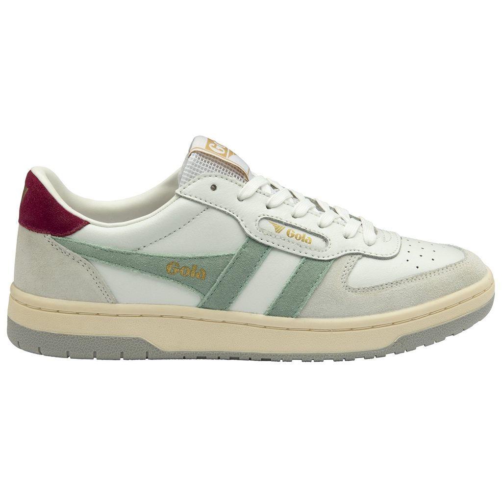 Gola Classics Hawk Sneakers Blancas Verde Gris Claro Colombia | 251JDAKML
