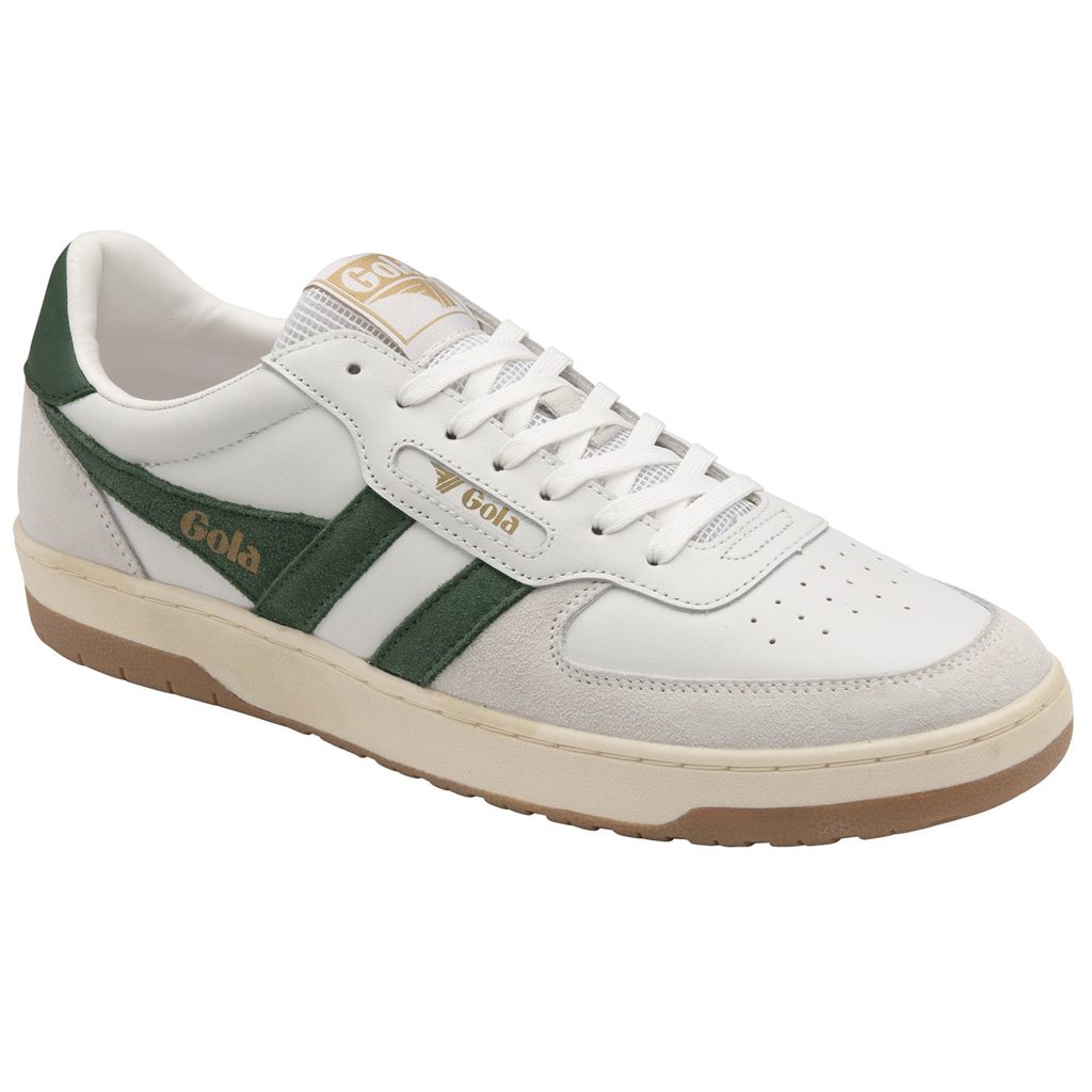 Gola Classics Hawk Sneakers Blancas Verde Oscuro Colombia | 328EADNZU