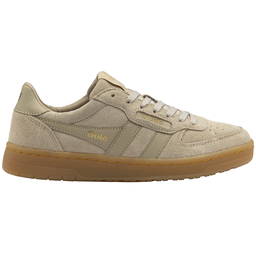 Gola Classics Hawk Suede '86 Sneakers Bone Gum Colombia | 972MDNFRT