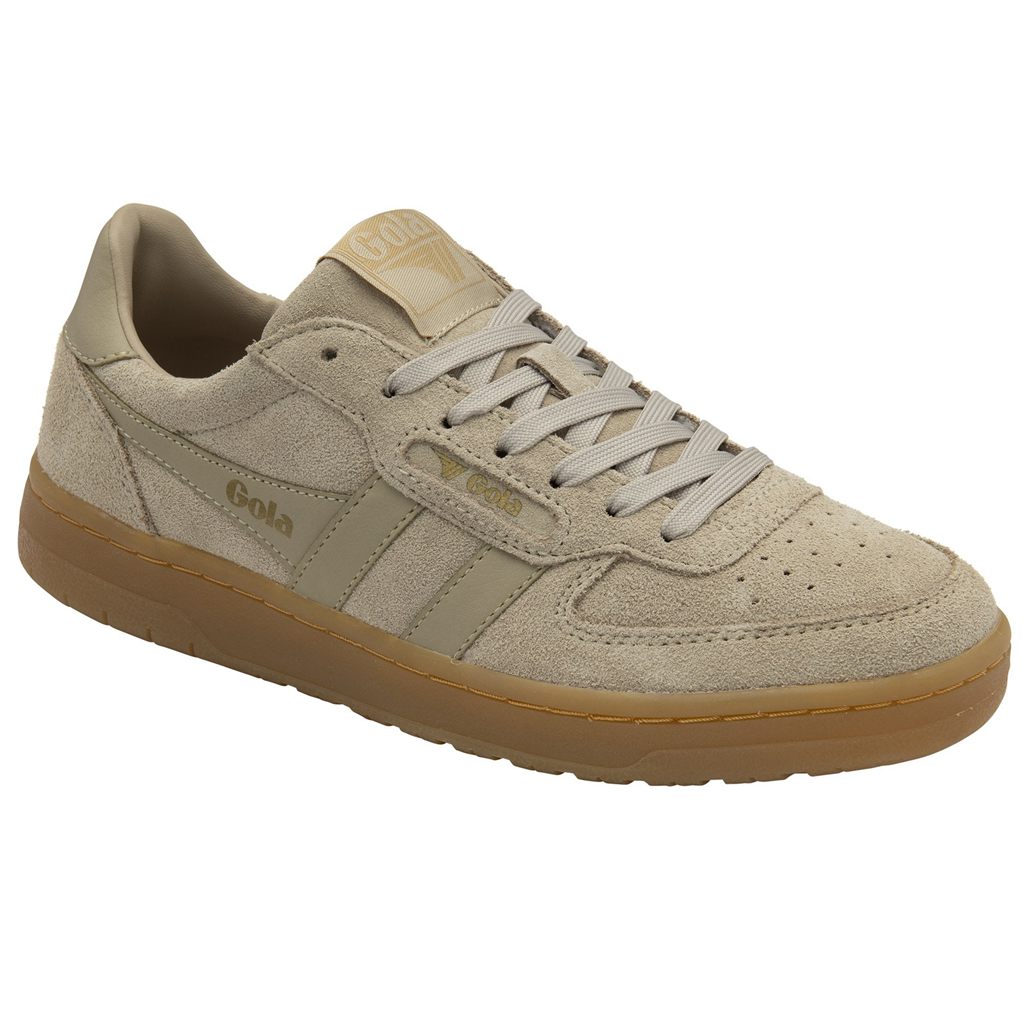 Gola Classics Hawk Suede '86 Sneakers Bone Gum Colombia | 972MDNFRT