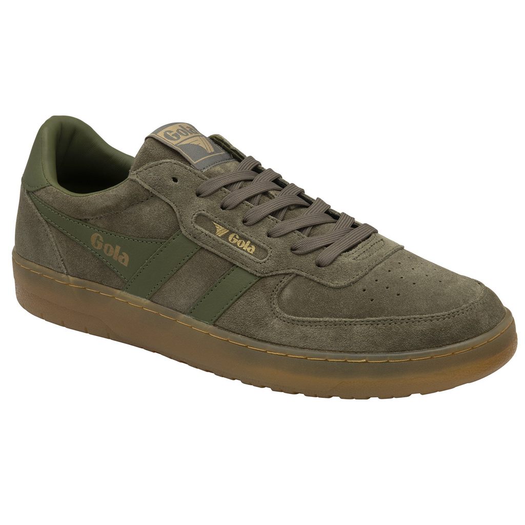 Gola Classics Hawk Suede '86 Sneakers Kaki Colombia | 487JWGEIU