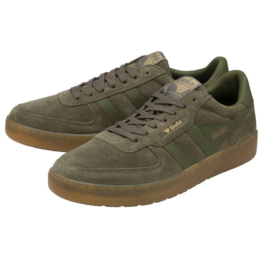 Gola Classics Hawk Suede '86 Sneakers Kaki Colombia | 487JWGEIU