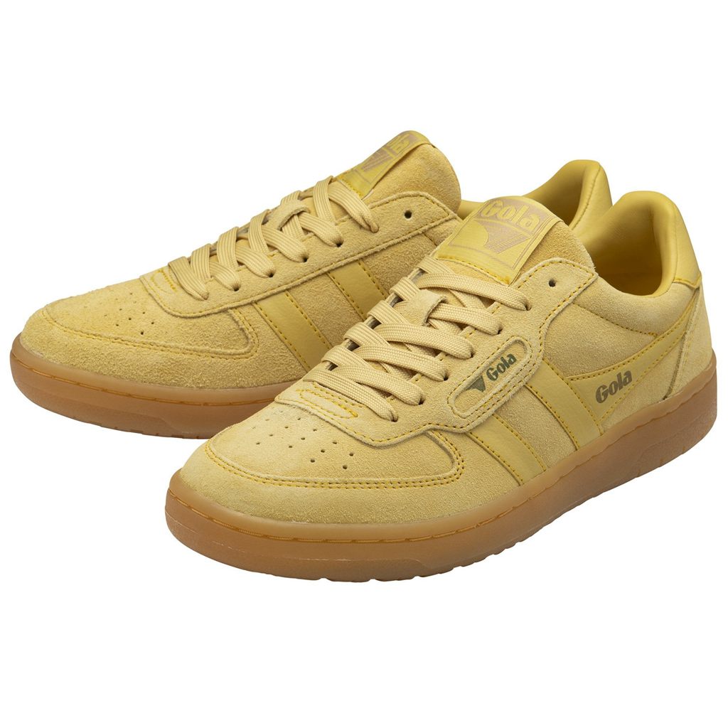 Gola Classics Hawk Suede '86 Sneakers Pollen Gum Colombia | 079YANWKD