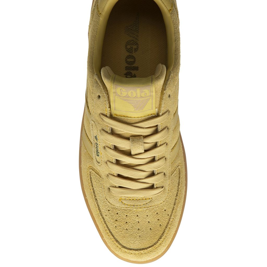 Gola Classics Hawk Suede '86 Sneakers Pollen Gum Colombia | 079YANWKD