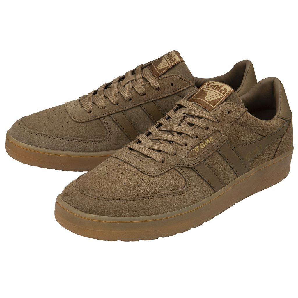 Gola Classics Hawk Suede '86 Sneakers Tobacco Gum Colombia | 615BEJUTD