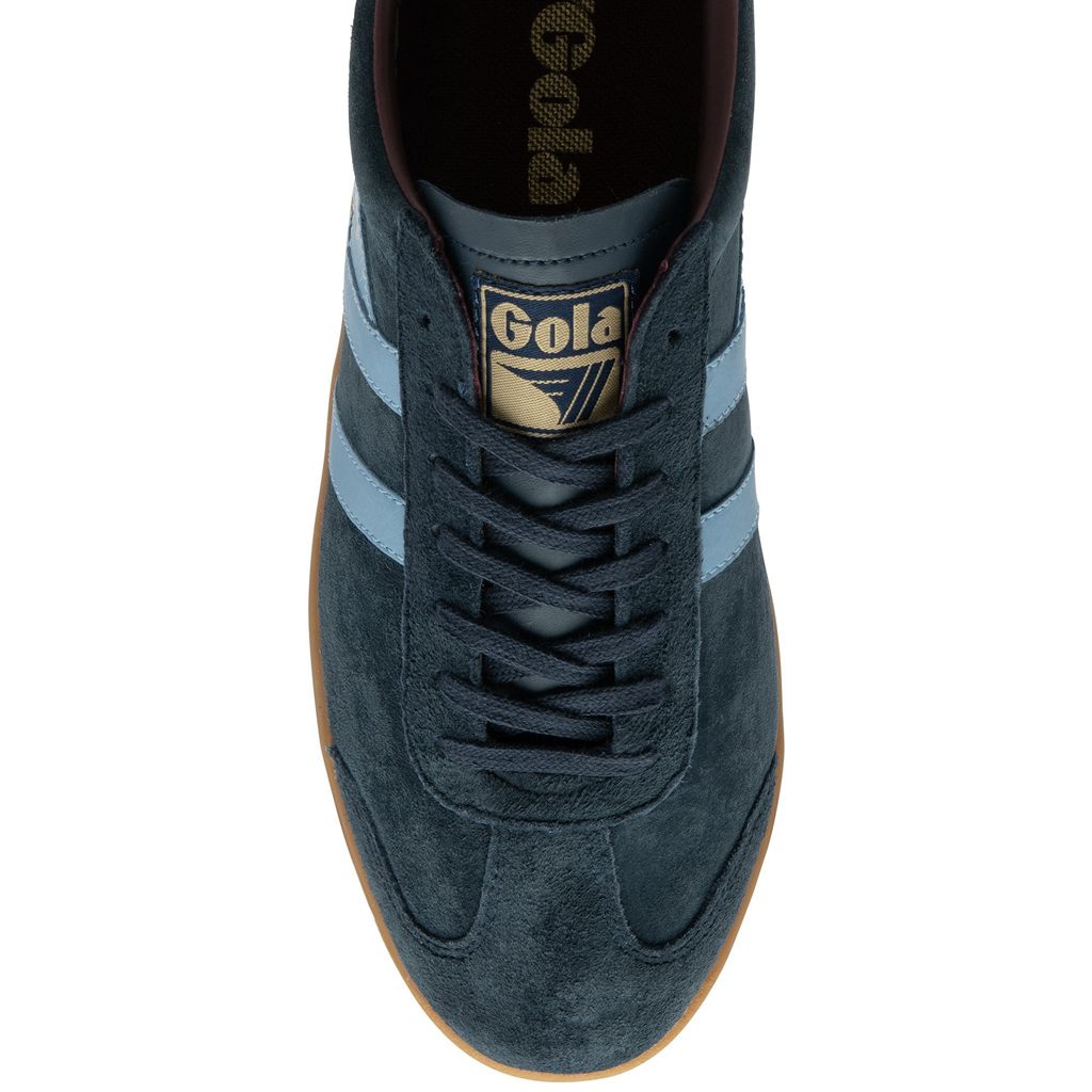 Gola Classics Hurricane Suede Sneakers Azul Marino Burdeos Colombia | 642XYAJWQ