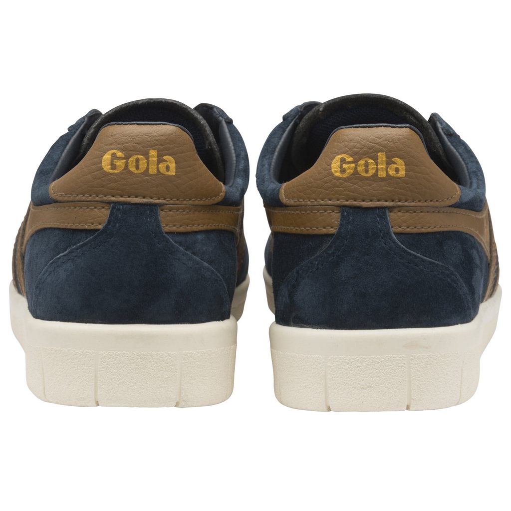 Gola Classics Hurricane Suede Sneakers Azul Marino Blancas Colombia | 314FEAGKX