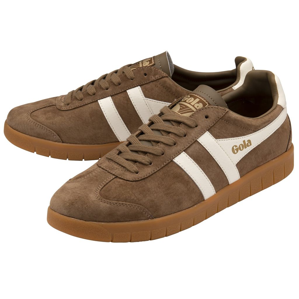 Gola Classics Hurricane Suede Sneakers Blancas Colombia | 601YCHELU