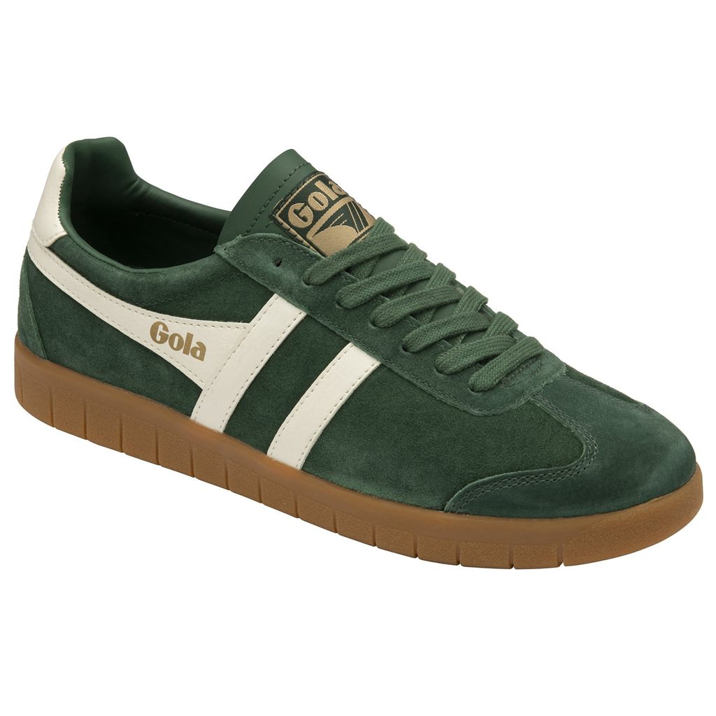 Gola Classics Hurricane Suede Sneakers Blancas Colombia | 749YZQXEB