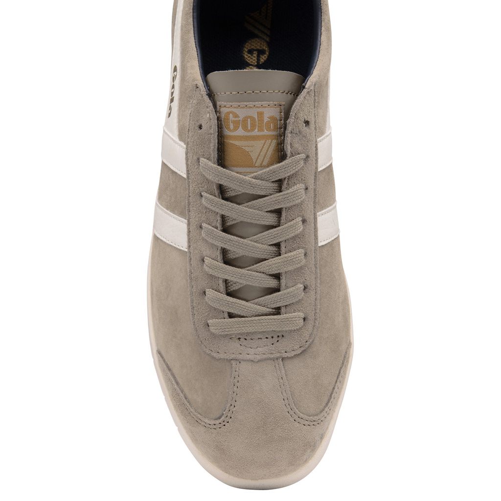 Gola Classics Hurricane Suede Sneakers Blancas Azul Marino Colombia | 073SEAYKU