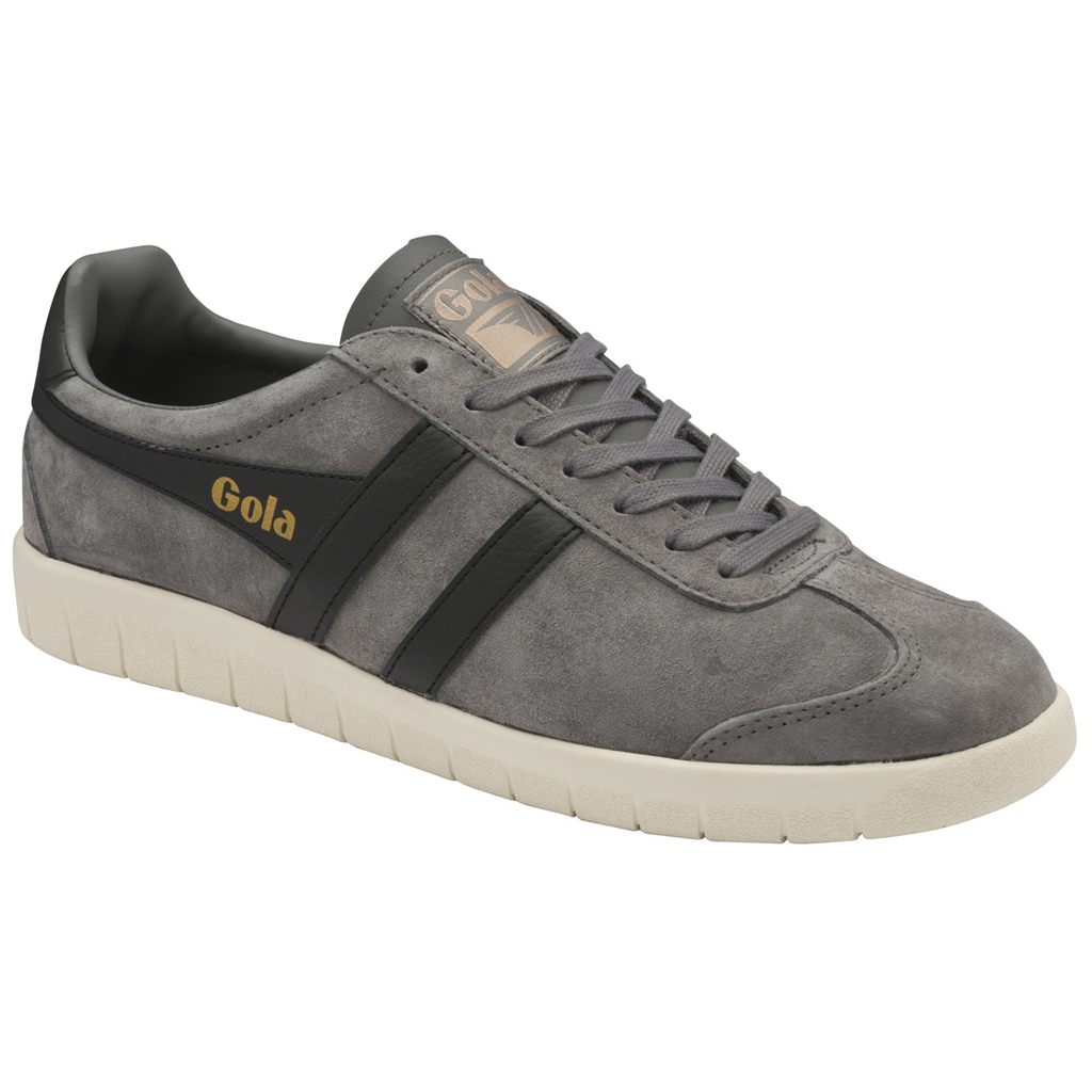Gola Classics Hurricane Suede Sneakers Negras Blancas Colombia | 375HGMLWT
