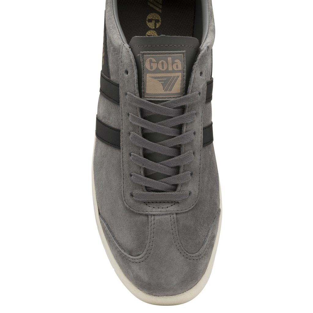 Gola Classics Hurricane Suede Sneakers Negras Blancas Colombia | 375HGMLWT