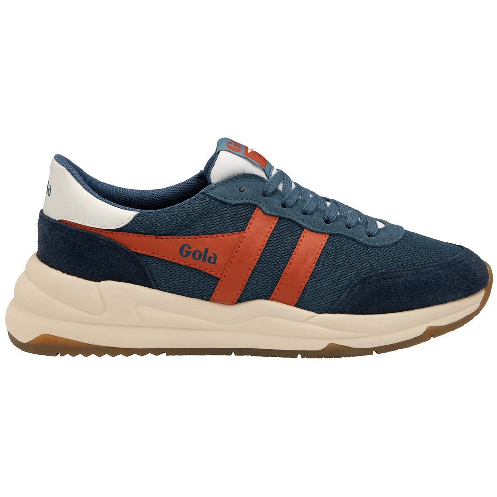 Gola Classics Jupiter Sneakers Azul Marino Naranjas Colombia | 476OMPESB