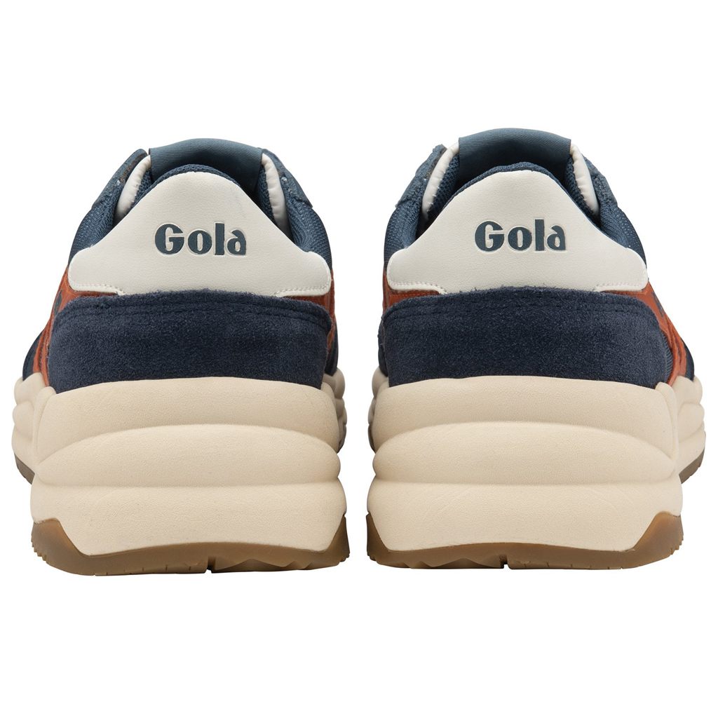 Gola Classics Jupiter Sneakers Azul Marino Naranjas Colombia | 476OMPESB