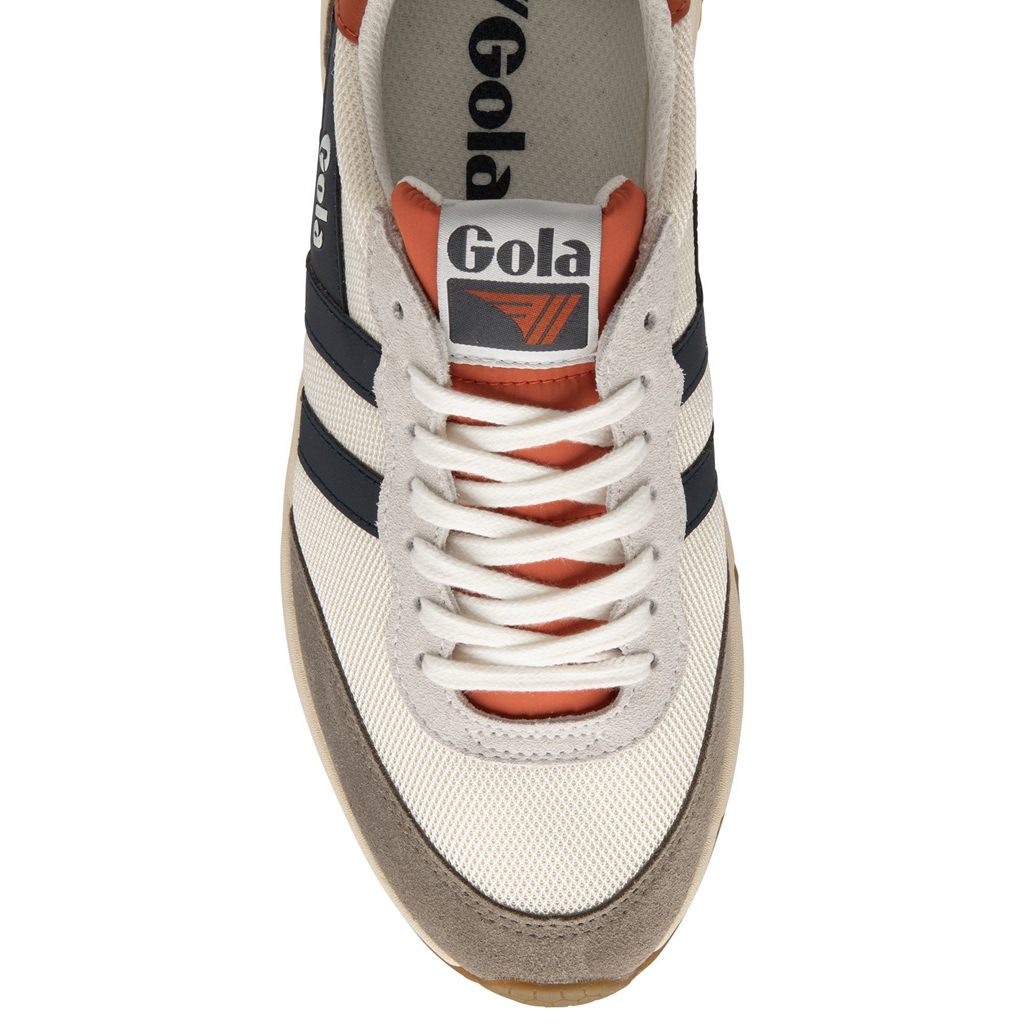 Gola Classics Jupiter Sneakers Blancas Azul Marino Colombia | 360CLQVOH