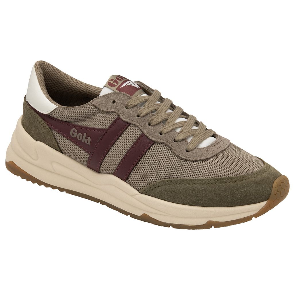 Gola Classics Jupiter Sneakers Kaki Burdeos Colombia | 634SNQDHG