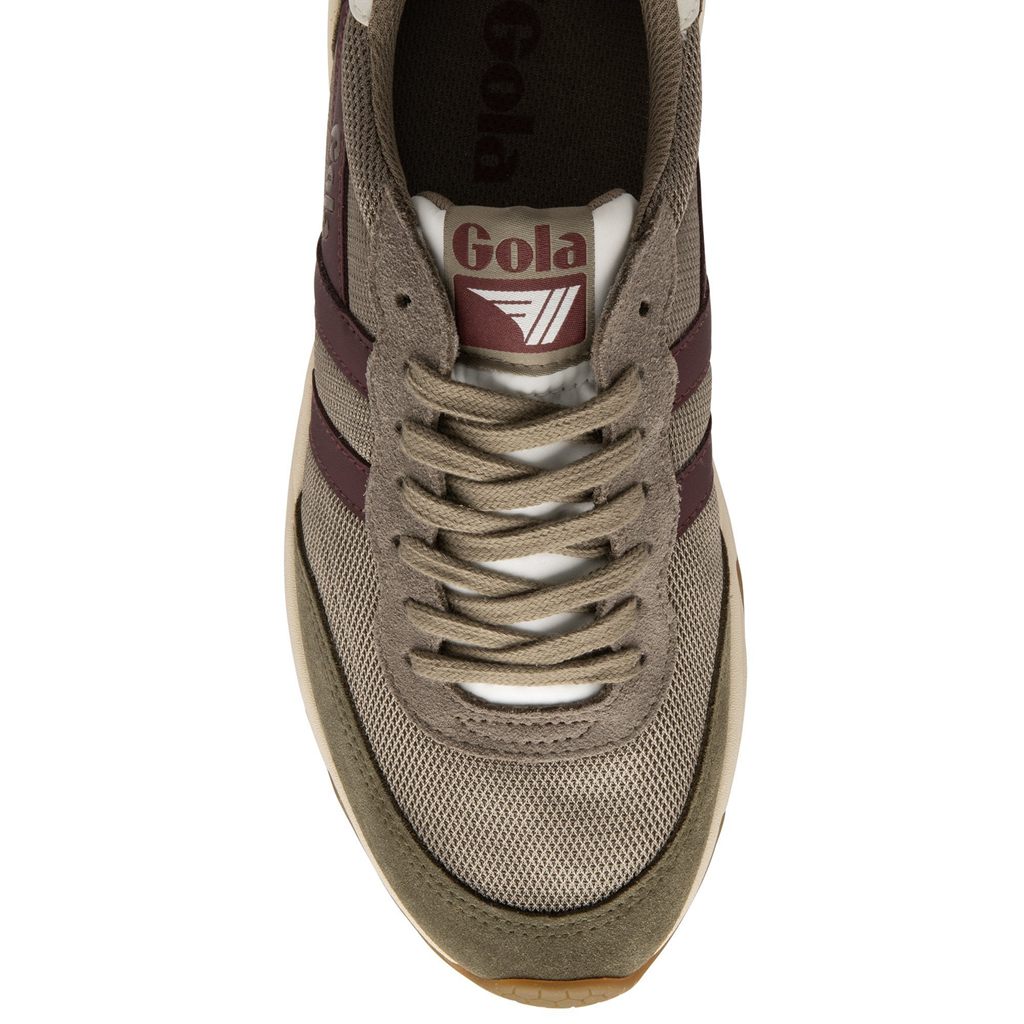 Gola Classics Jupiter Sneakers Kaki Burdeos Colombia | 634SNQDHG