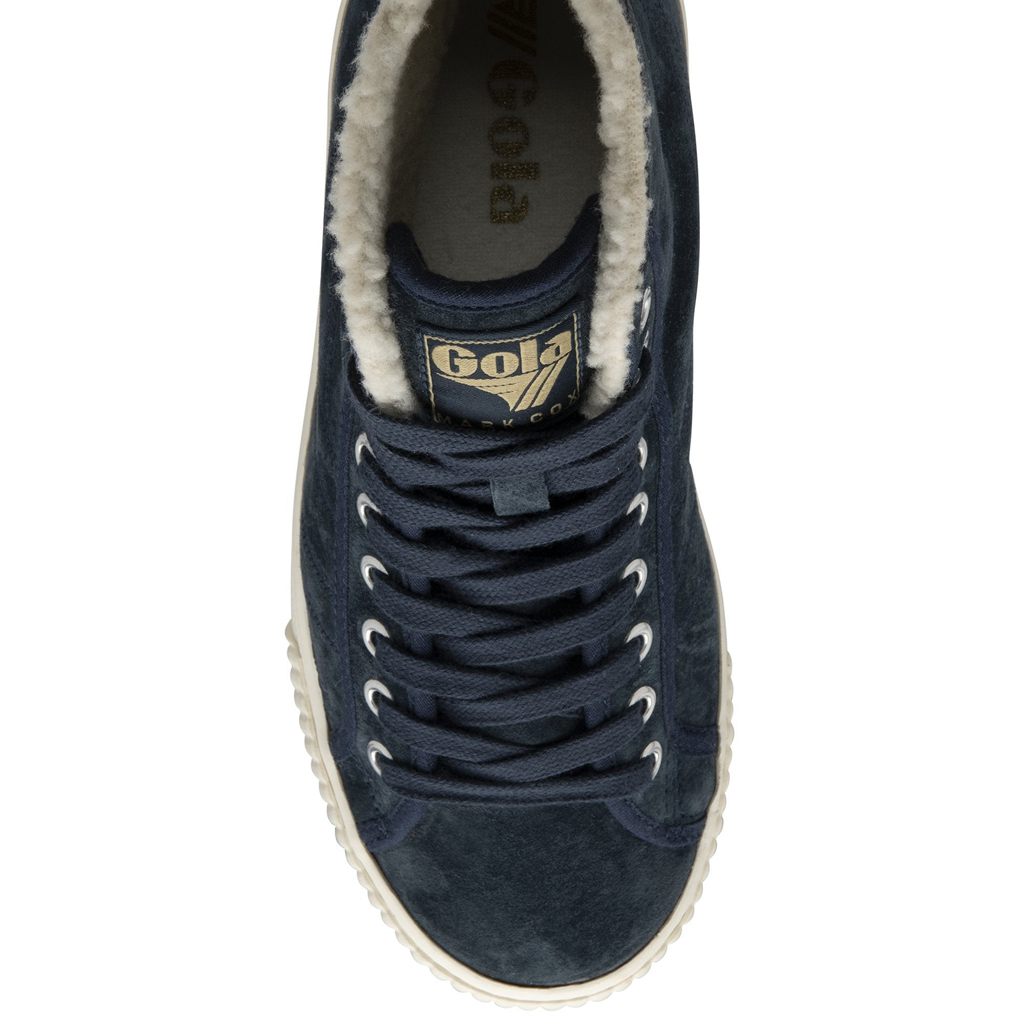 Gola Classics Nordic High Plimsolls Shoes Azul Marino Colombia | 578WBYXVI