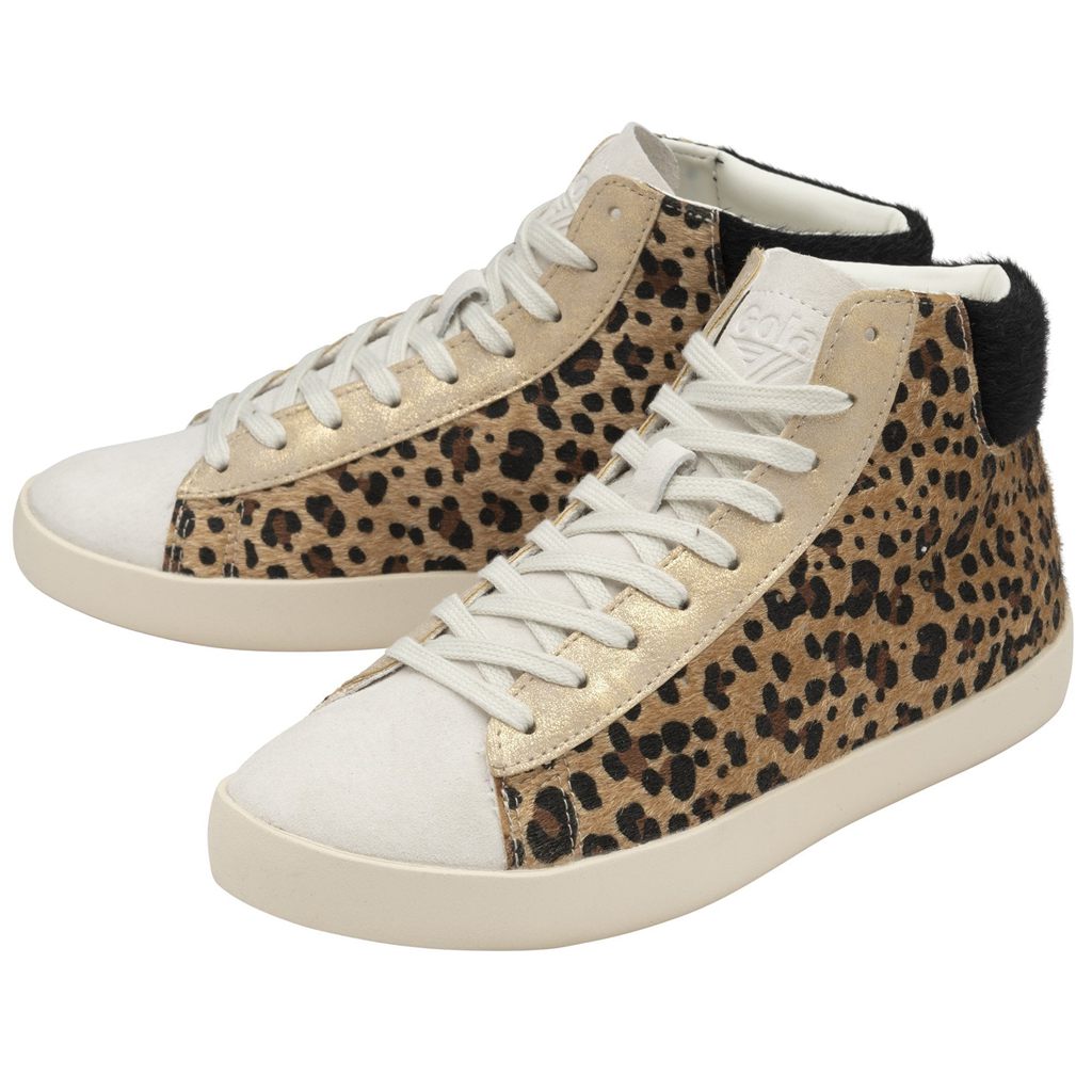 Gola Classics Nova High Oasis Sneakers Blancas Leopardo Colombia | 253DQCLRX