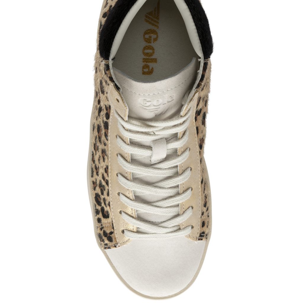 Gola Classics Nova High Oasis Sneakers Blancas Leopardo Colombia | 253DQCLRX