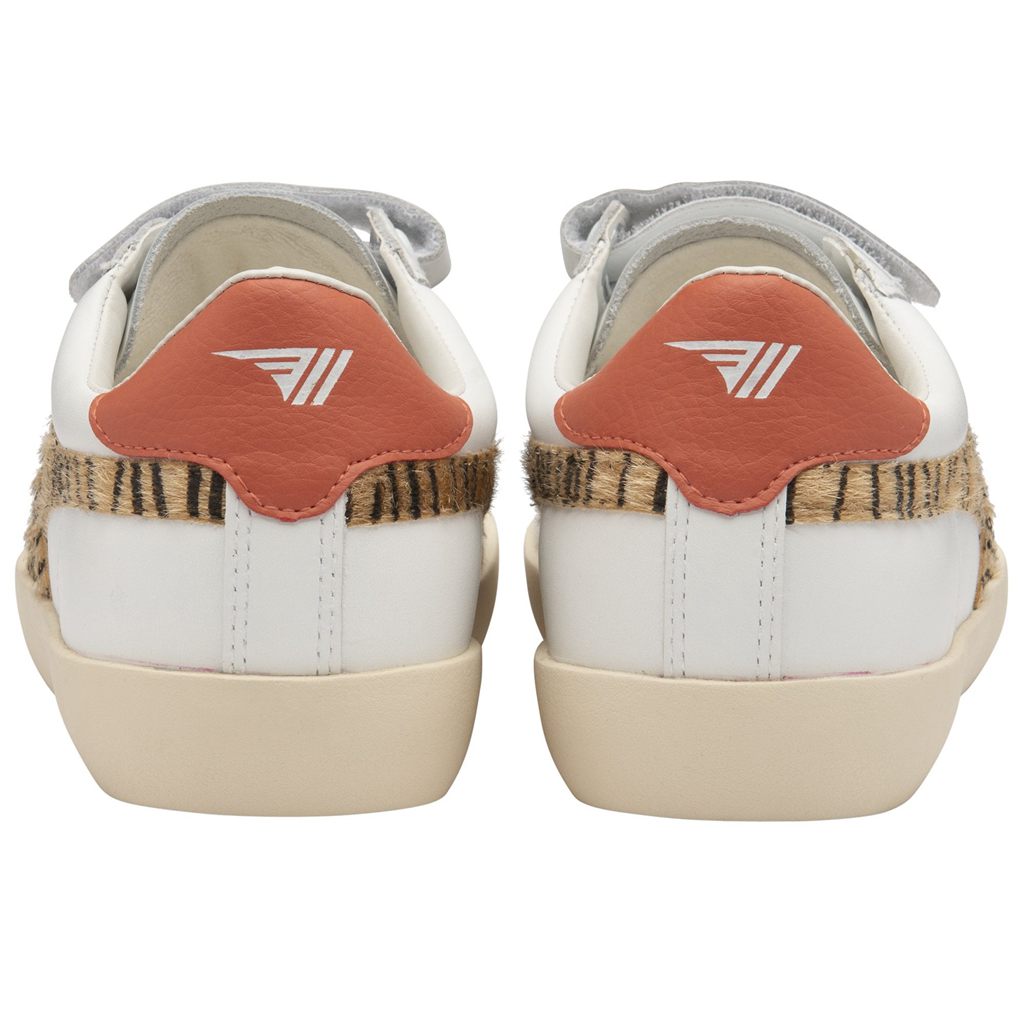 Gola Classics Nova Strap Safari Sneakers Blancas Coral Colombia | 701CGHPON