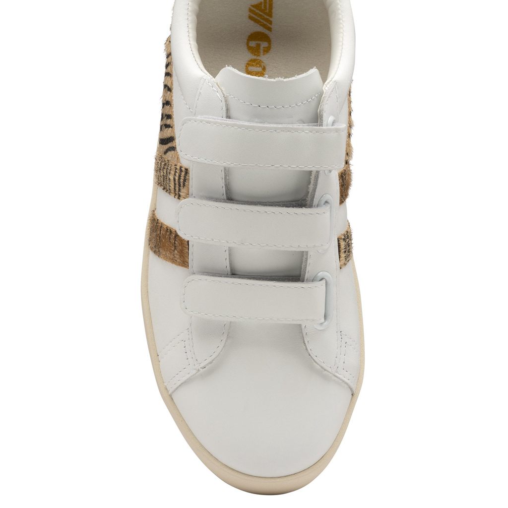 Gola Classics Nova Strap Safari Sneakers Blancas Coral Colombia | 701CGHPON