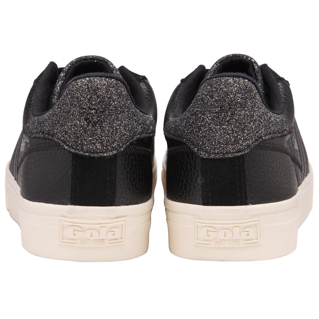 Gola Classics Orchid II Glitter Sneakers Negras Colombia | 089DBRPIY