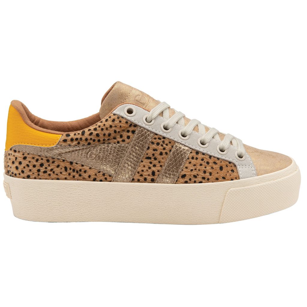 Gola Classics Orchid Platform Tropic Sneakers Doradas Colombia | 083EWSCUK