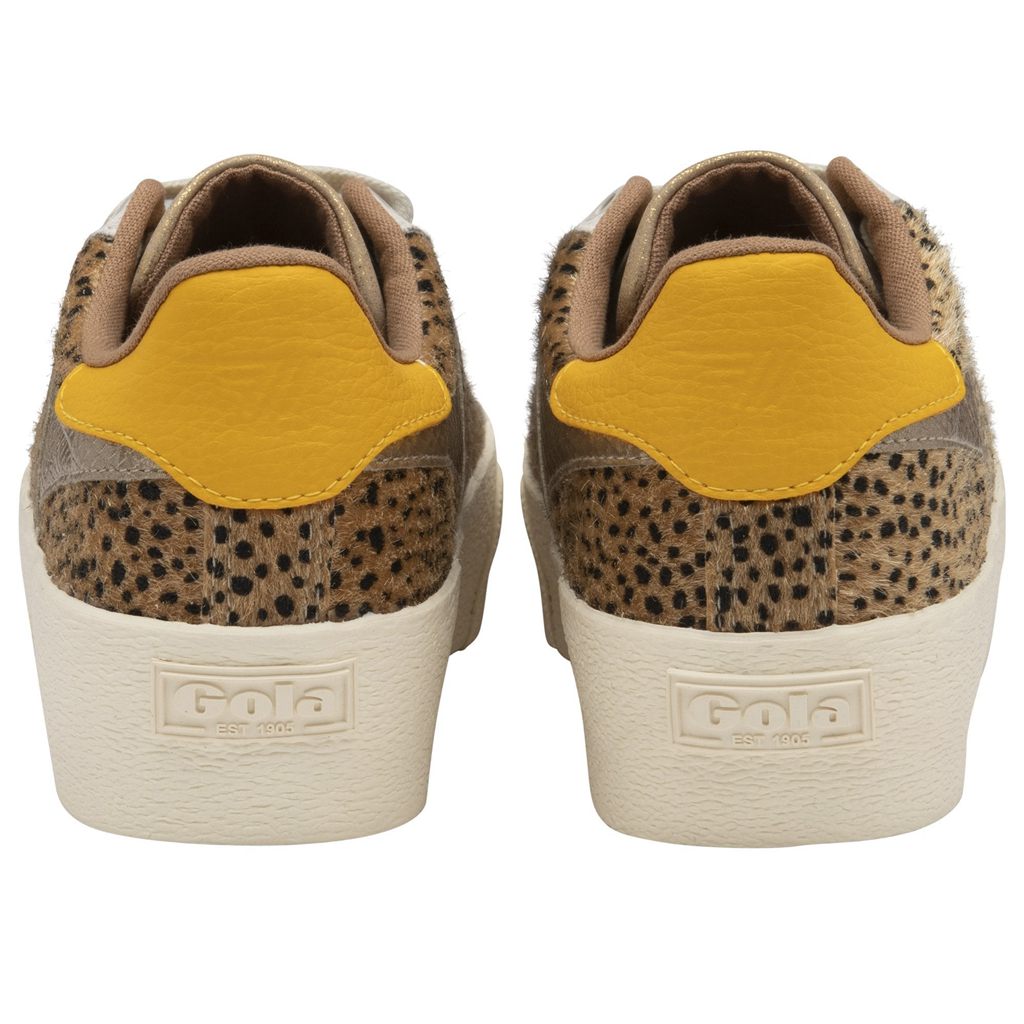 Gola Classics Orchid Platform Tropic Sneakers Doradas Colombia | 083EWSCUK
