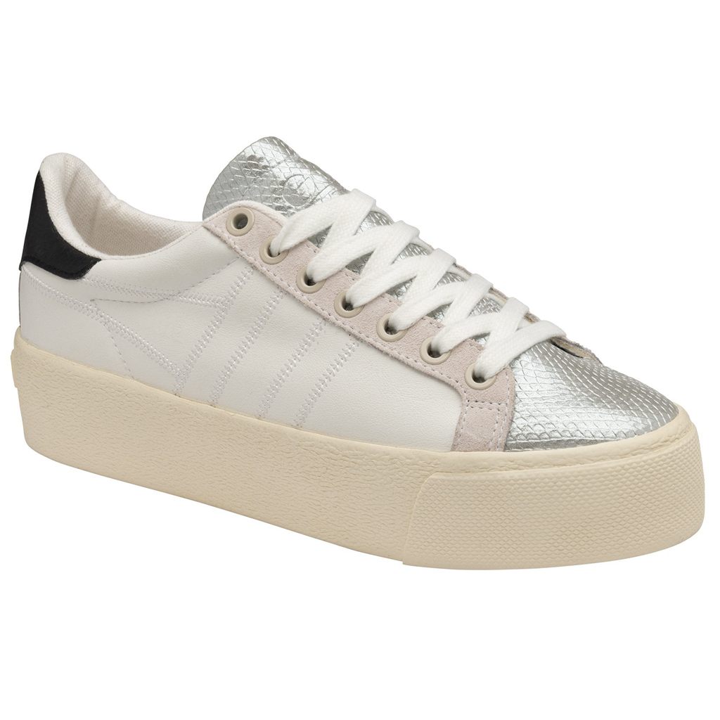 Gola Classics Orchid Platform Viper Sneakers Blancas Plateadas Colombia | 759VUGONI