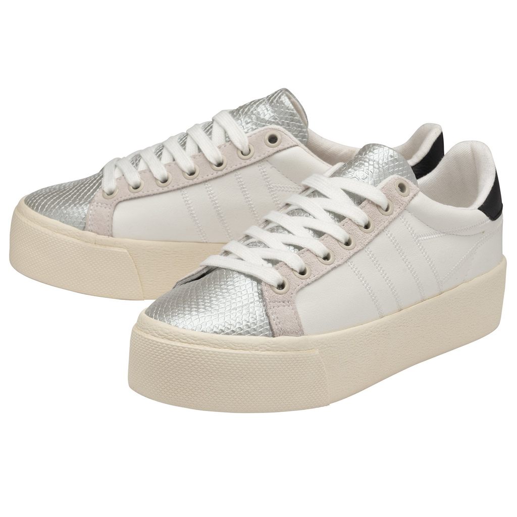 Gola Classics Orchid Platform Viper Sneakers Blancas Plateadas Colombia | 759VUGONI