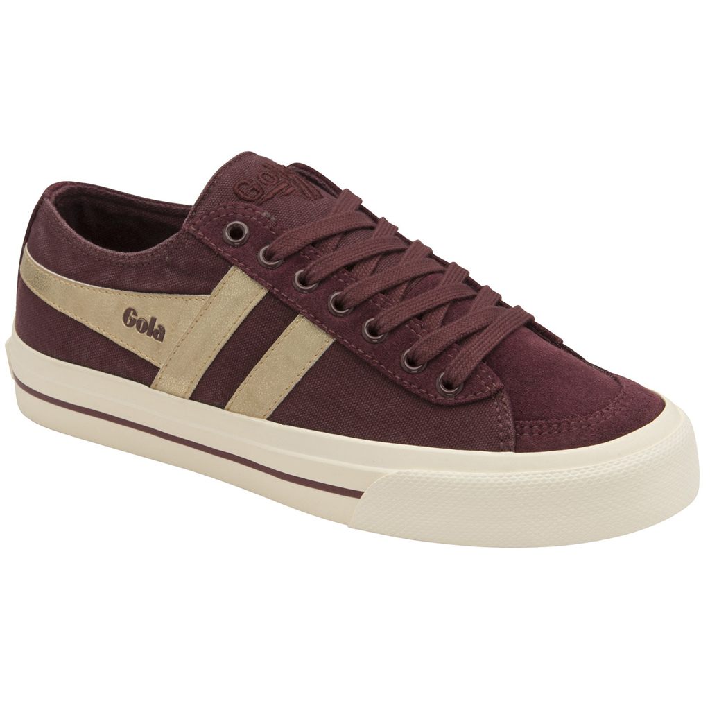 Gola Classics Quota II Mirror Plimsoll Sneakers Doradas Colombia | 752NCOTQI